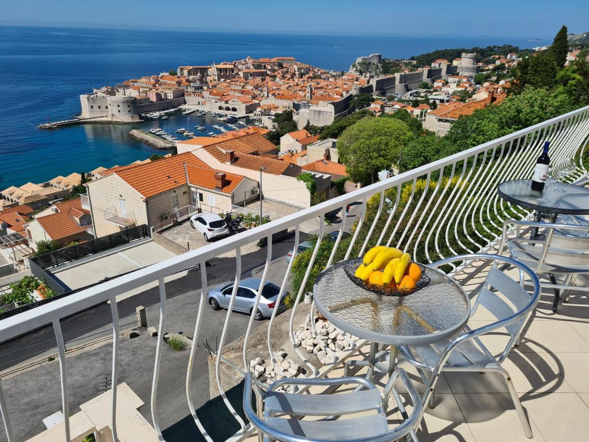 Panoramic Sea And Old Town View Dubrovnik Exterior foto