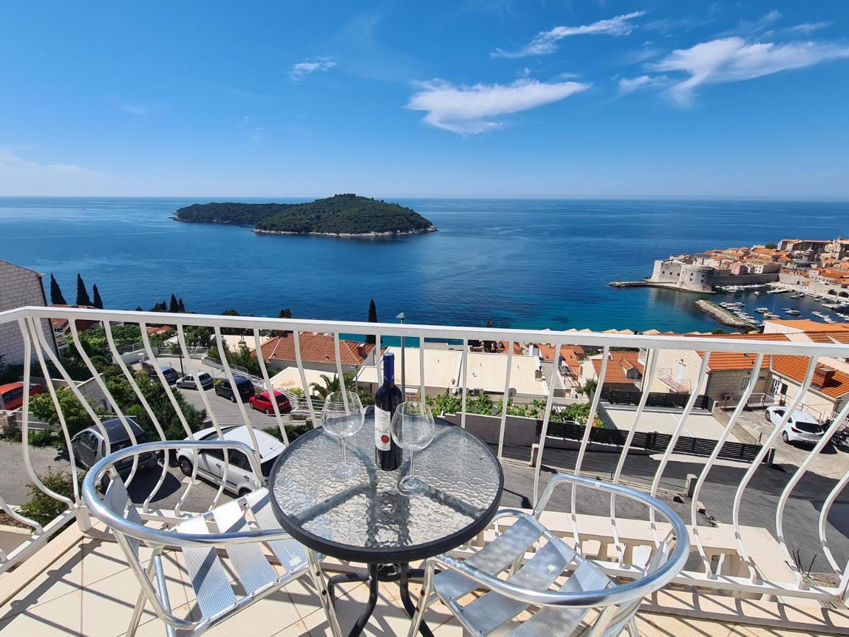 Panoramic Sea And Old Town View Dubrovnik Exterior foto