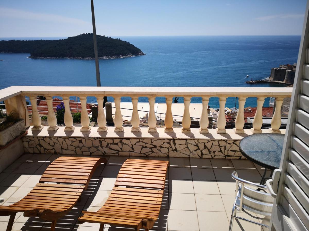 Panoramic Sea And Old Town View Dubrovnik Exterior foto