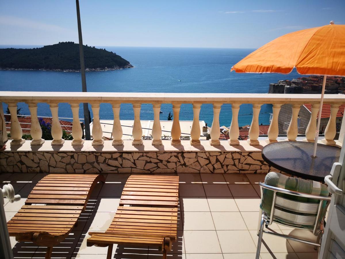 Panoramic Sea And Old Town View Dubrovnik Exterior foto