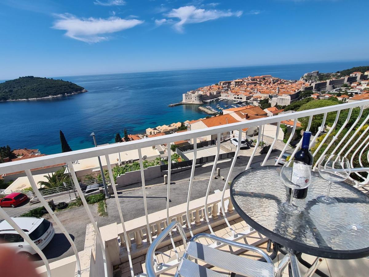 Panoramic Sea And Old Town View Dubrovnik Exterior foto