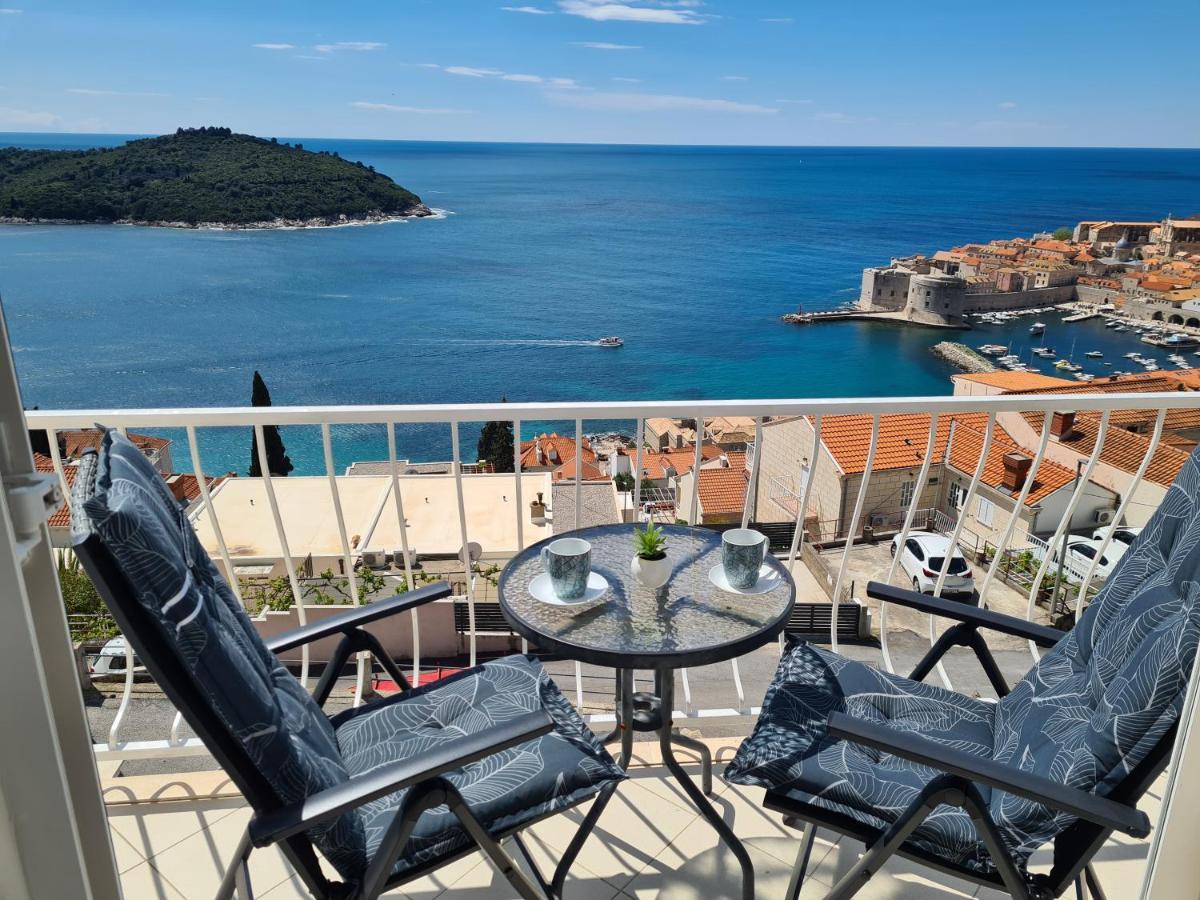 Panoramic Sea And Old Town View Dubrovnik Exterior foto